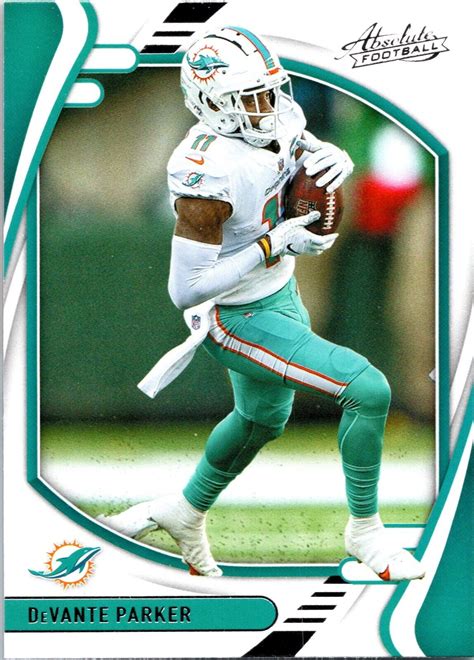 2021 Panini Absolute Football DeVante Parker Foil 81 Miami Dolphins EBay