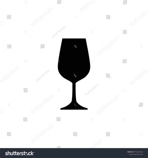 Wine Glass Icon Vector Sign Symbol Stock Vector Royalty Free 1723273261 Shutterstock