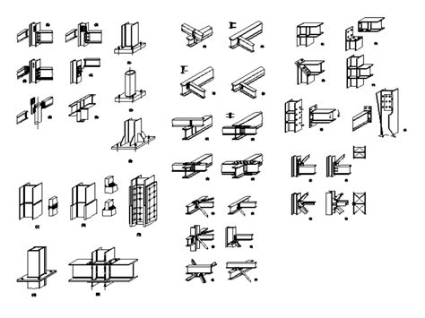 Detalles Perfiles Metalicos En AutoCAD CAD 3 01 MB Bibliocad