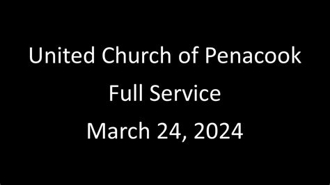 March 24 2024 Sunday Worship Service Youtube