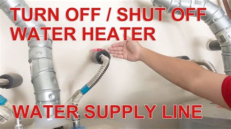 How To Turn Hot Water Off In A House At Junior Gibson Blog