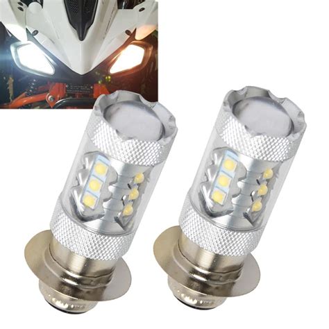 Cheap Dagu 2x Motorcycle H6 80W 20 SMD Super White H6M P15D 6000K 800LM