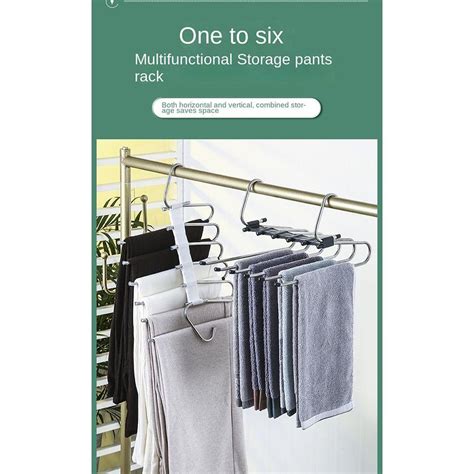 Multifunction Clothes Rack Organizer Magic Pants Hangers Magic Trouser