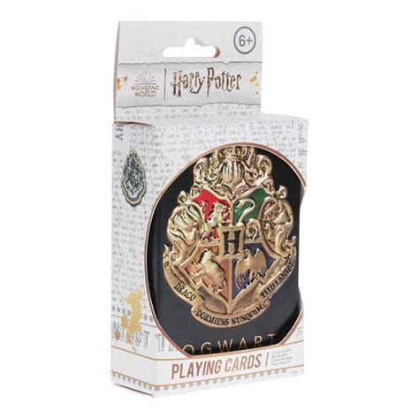 Harry Potter Hogwarts Playing Cards With Playing Tin Card Board