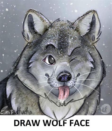 Draw wolf face meme — Weasyl