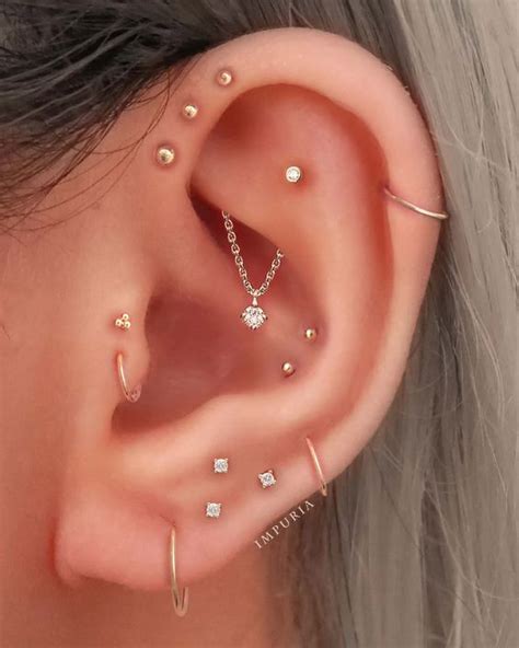 Edgy Double Tragus Piercing Ideas Styleoholic