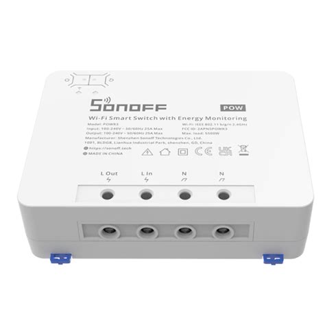 Sonoff Pow R3 single-phase WiFi switch and meter