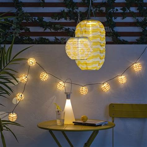 SOLVINDEN sarı-beyaz 26 cm LED'li güneş enerjili aydınlatma - 00572235 ...