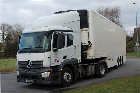 Tesco YM66 PKF Mercedes Actros On Bishop S Cleeve By Pass Flickr