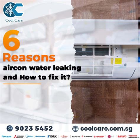 Reasons Aircon Water Leaking And How To Fix It Coolcare