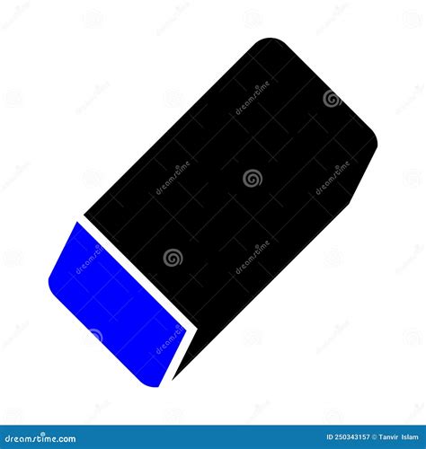 Eraser Tool Icon Stock Vector Illustration Of Design 250343157