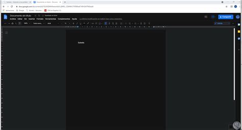 Documentos De Google Modo Oscuro Chrome Pc Solvetic