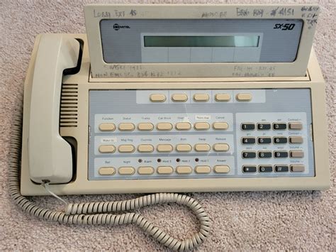 Mitel Sx 50 Console From Working Hotel Telephone System Ebay