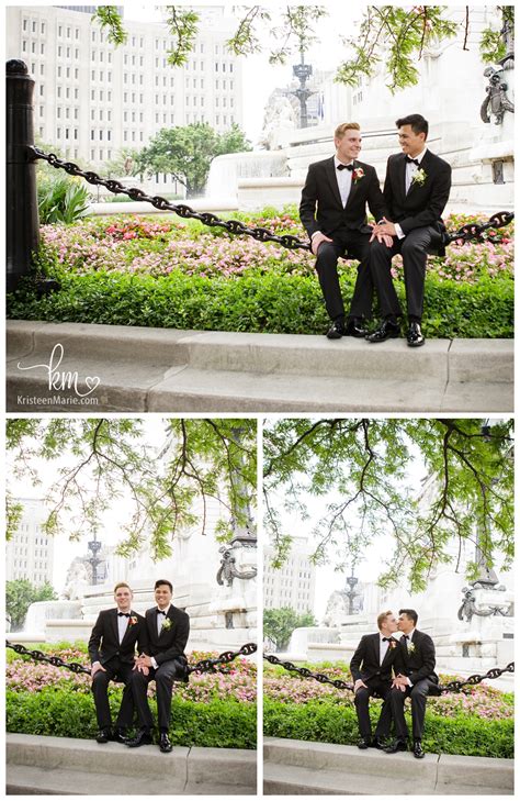 Kris And Nick Same Sex Wedding At Omni Hotel Indianapolis Kristeenmarie Photography