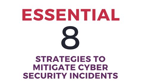 Essential Eight Strategies To Mitigate Cyber Security Incidents For