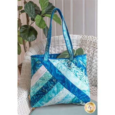 Quilt As You Go Alexandra Tote Kit Turtle Bay Shabby Fabrics