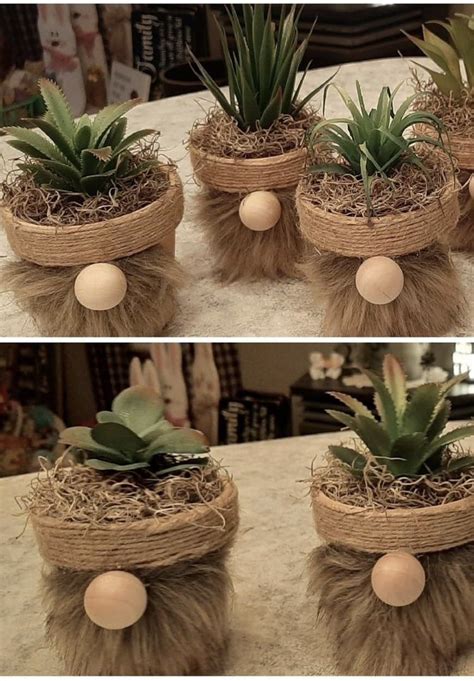 Gnomes Diy Gnomes Crafts Succulent Arrangements Succulent Pots