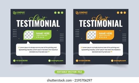 1,999 Testimonial layout Images, Stock Photos & Vectors | Shutterstock