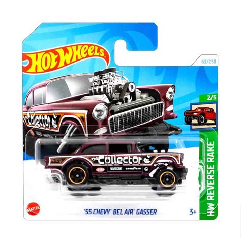 Hot Wheels 55 Chevy Bel Air Gasser HW Reverse Rake Serisi Model Araba