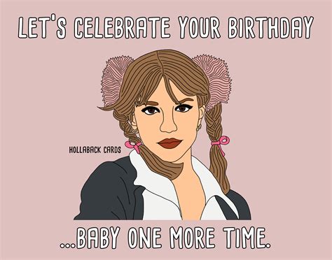 Britney Spears Birthday Card