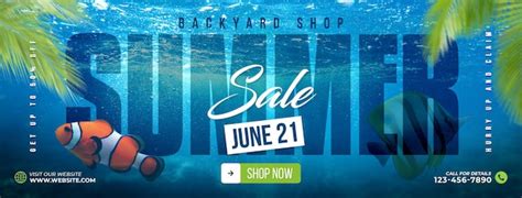 Premium Psd Summer Sale Facebook Cover And Promotional Social Media