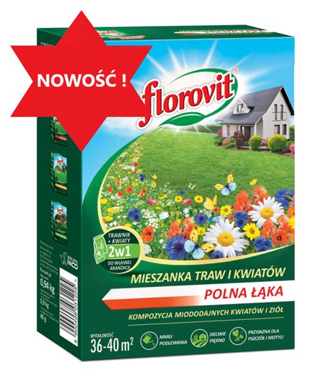 Polna łąka mieszanka traw i kwiatów Florovit NOWOŚĆ