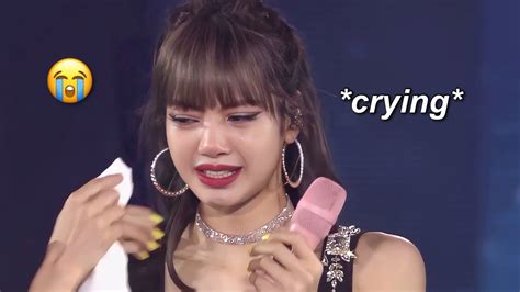 Blackpink Crying Moments On Stage Youtube