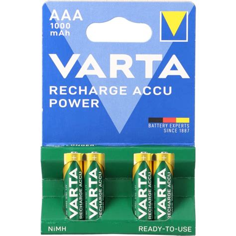 Varta Ready2Use AAA Micro Akku Ni MH 1 2V 1000mAh