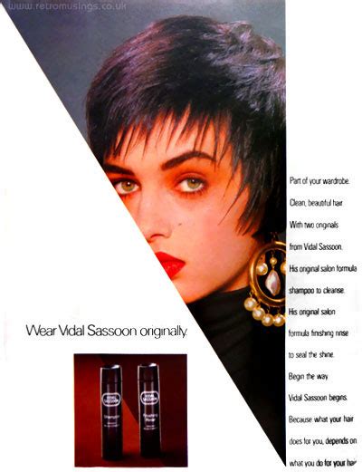 Vidal Sassoon ~ Hair Care Adverts C1985 Retro Musings