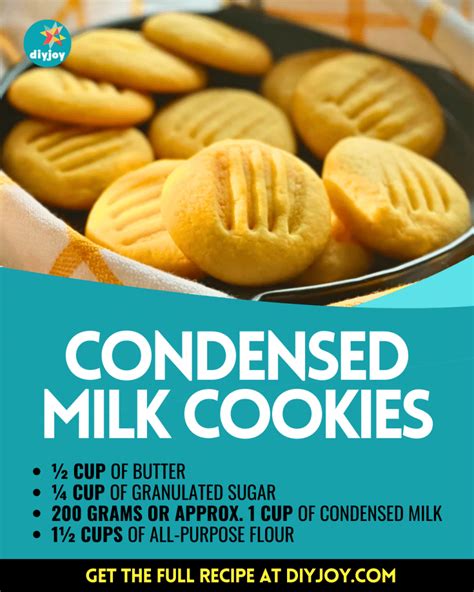 4 Ingredient Condensed Milk Cookies Recipe