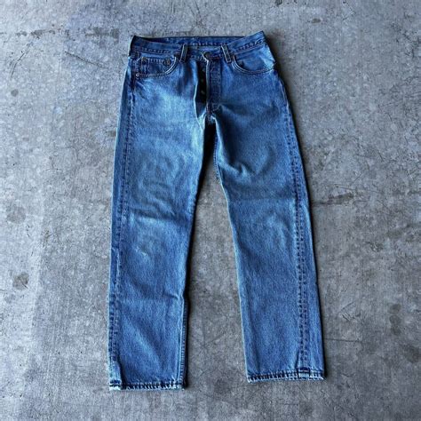 Vintage Vintage Levis 501 Button Fly Jeans Made In The Usa 33x30 Grailed