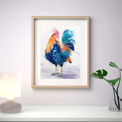 The Boss Rooster Country Decor Farm Art Bird Art Rooster