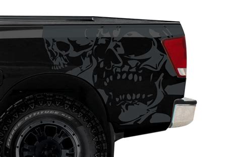 Vinyl Graphics Decal Wrap Kit For Nissan Titan Truck 2004 2013 DOUBLE