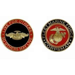 Fleet Marine Force Ribbon Navy USMC Vinyl Decal Sticker