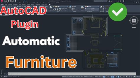 YQArch Plugin For Architects Automatic Furniture In AutoCAD Tutorial