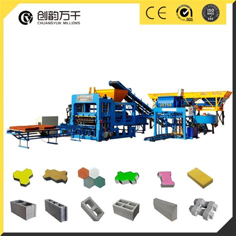 Qt12 15 Automatic Concrete Block Machine Price Intelligent Interlock