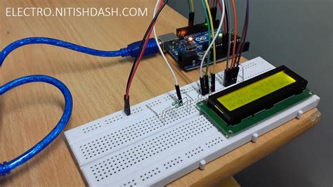 Interfacing A X Lcd With Arduino Displaying Hello World