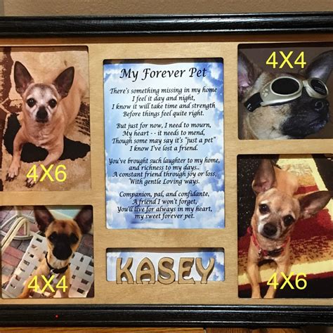 Pet Memorial Frame - Etsy