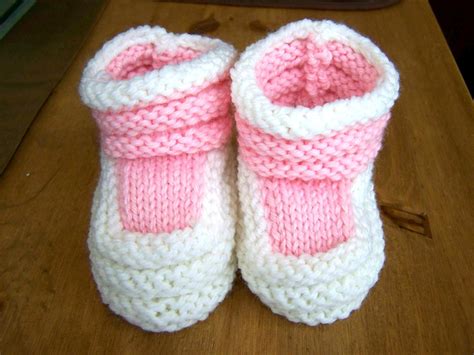 Chaussons B B Tricot Mod Le Gratuit Pingl Sur B B