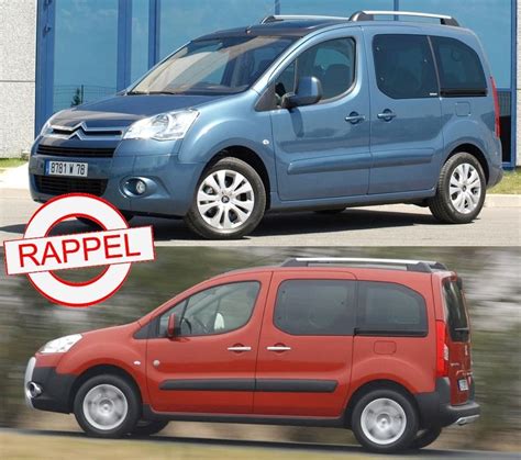 Les Citro N Berlingo Et Peugeot Partner Au Rappel Une Protection Se