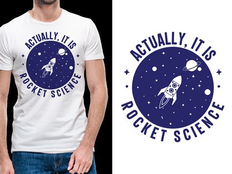 Actually It Is Rocket Science Tshirt Graphic By Uisahirsulaiman