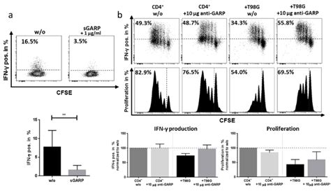 A Soluble GARP SGARP Cytokine Suppression CD4 T Cells Were