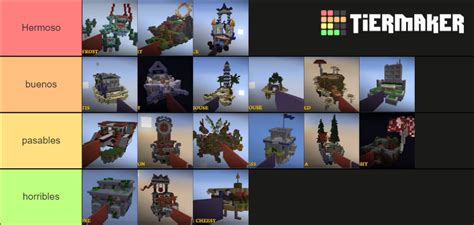 Hypixel Bridge Maps Tier List Community Rankings Tiermaker
