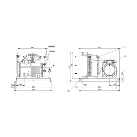 Lh E Ees Y S Bitzer Air Cooled Aggregate V Hz Y