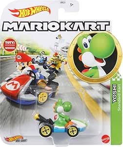 Hot Wheels Mario Kart Yoshi Kart Est Ndar Amazon Mx Juguetes Y Juegos