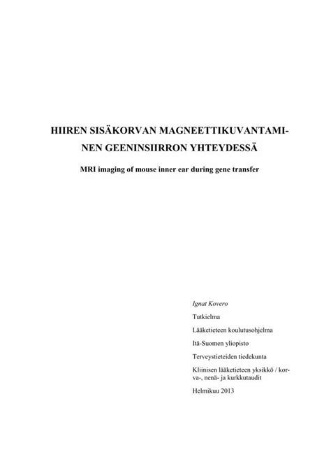 PDF HIIREN SISÄKORVAN MAGNEETTIKUVANTAMI NEN epublications uef fi