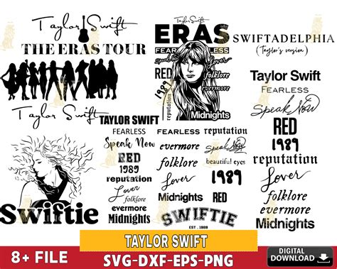 Taylor Swift Svg Midnights Album Swiftie Merch T Swifties Svg Dx