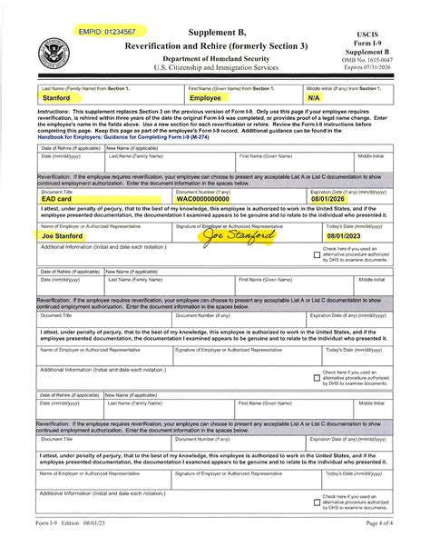 Updated I 9 Form 2025 Jolyn Madonna