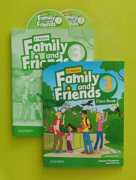 Family and Friends 3 Class Book with Multi ROM + Workbook with CD 2nd ...