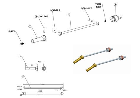 Vitavonvitavon Drive Cup Shafts Set Hd Steel For Kraton S